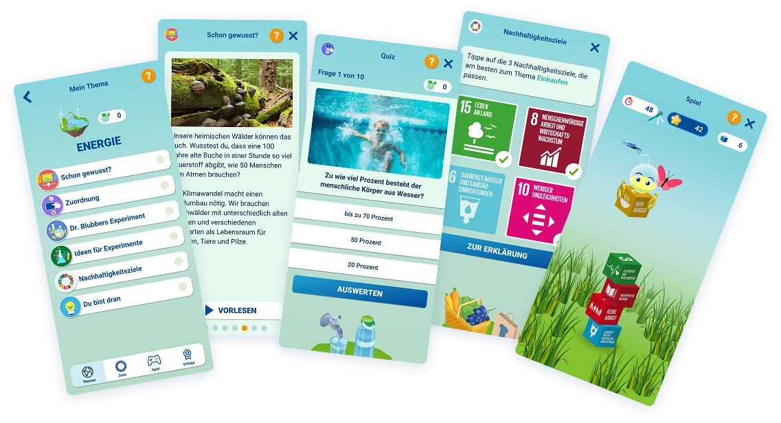 Showcase App-Screens